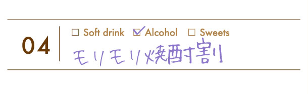 モリモリ焼酎割