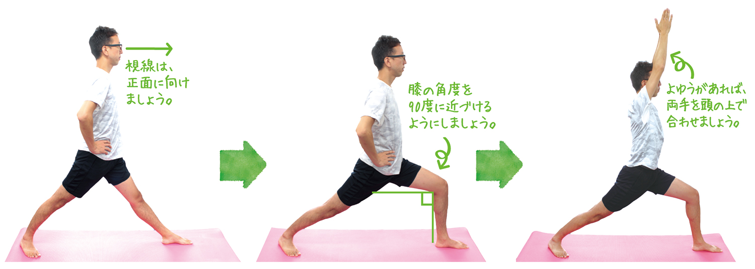 足と腰を強化する