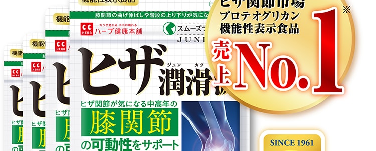 ヒザ潤滑源 体験キャンペーン実施中